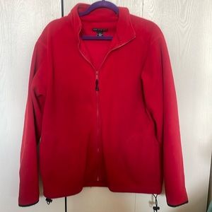 Full zip fleece sweater size M